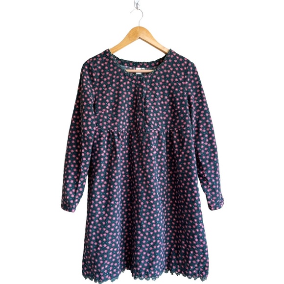 🌹2 for $20🌹Avvn. Floral Print Long Sleeve Tunic Dress with Lace Trim.  Size XL - Picture 1 of 7